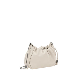 Brunello Cucinelli Bucket Mellow Mini Calf Leather Shoulder Bag