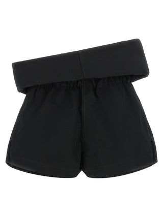 Rick Owens Black Polyester Bermuda Shorts