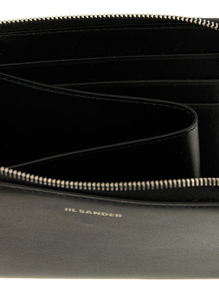 Jil Sander Zip Calfskin Wallet