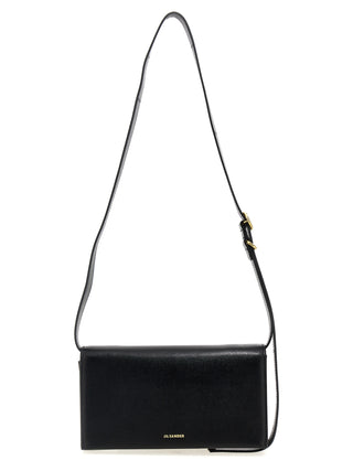 Jil Sander All-Day Leather Crossbody Bag