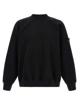 Stone Island Black Cotton Sweatshirt