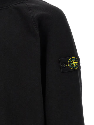 Stone Island Black Cotton Sweatshirt