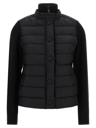 Moncler Grenoble Black Polyamide Cardigan