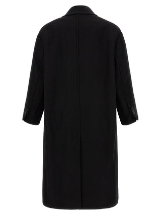 Ami Paris Double-Breasted Wool Gabardine Coat