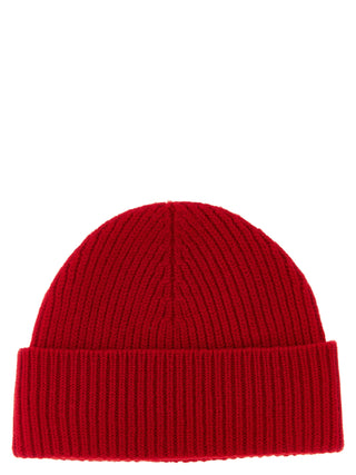 Ami Paris Ami de Coeur Ribbed Wool Beanie