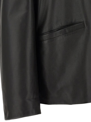 Jil Sander 145 Calfskin Leather Jacket