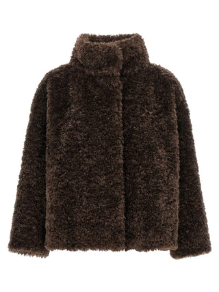 Herno Tocco Cropped Faux Fur Jacket