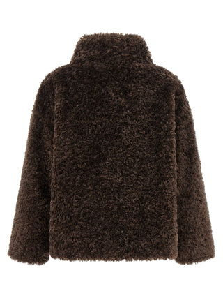 Herno Tocco Cropped Faux Fur Jacket