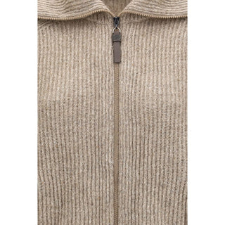 Brunello Cucinelli Beige Cashmere Sweater