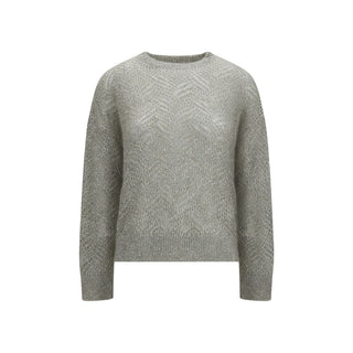 Brunello Cucinelli Gray Linen Sweatshirt