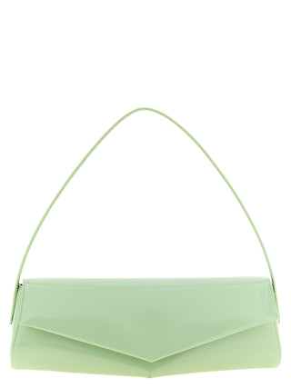 Jil Sander Kante Patent Calfskin Shoulder Bag