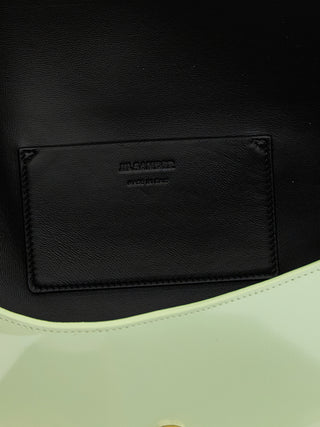 Jil Sander Kante Patent Calfskin Shoulder Bag