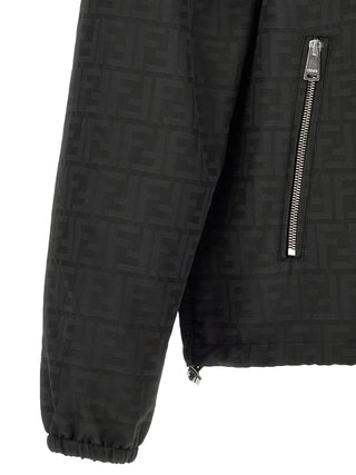 Fendi Black Polyester Shell Jacket