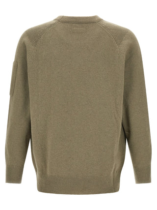 C.P. Company Bicolor Wool Cardigan