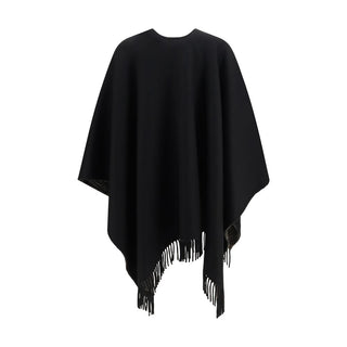 Fendi Black Wool Oves Aries Scarf