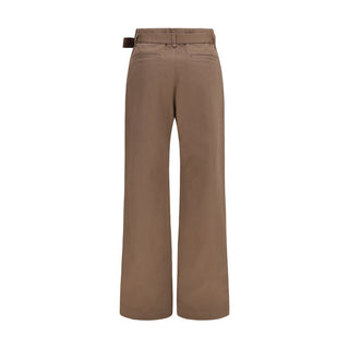 Lemaire Brown Polyester Casual Pants