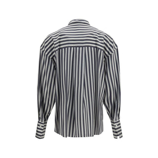 Brunello Cucinelli Multicolor Silk Shirt