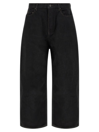 Balenciaga Black Cotton Jeans Denim