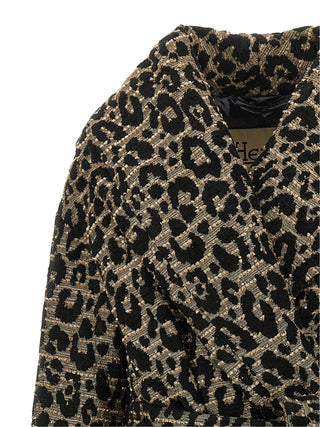 Herno Leo Jacquard Belted Coat