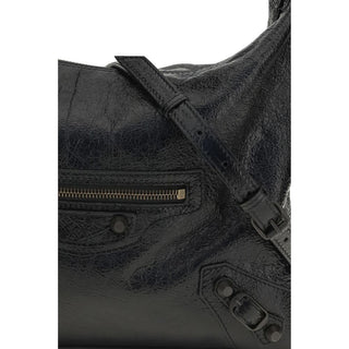 Balenciaga Black Lamb Ovis Aries Shoulder Bag