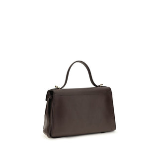 Savette Brown Calf Leather Bos Taurus Handbag