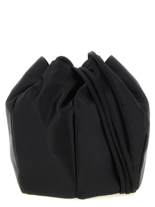 Prada Black Viscose Shoulder Bag