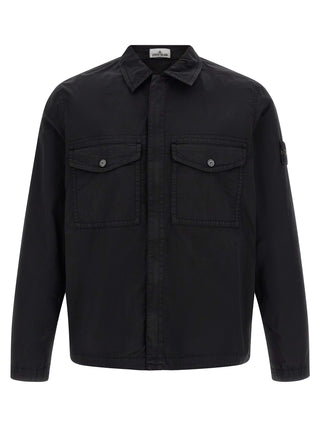 Stone Island Black Cotton Blouse