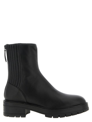 Aquazzura Saint Honoré Leather Ankle Boots