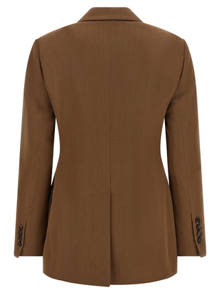 Brunello Cucinelli Brown Virgin Wool Blazer