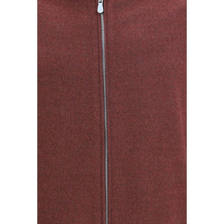 Brunello Cucinelli Bordeaux Wool Oves Aries Full-Length Jacket