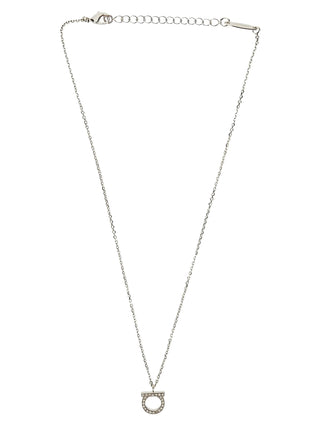 Ferragamo Silver Brass Necklace