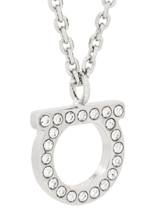 Ferragamo Silver Brass Necklace