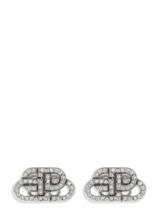 Balenciaga Silver Brass Earrings