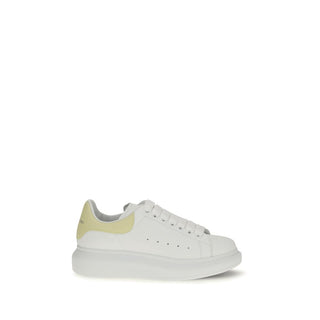 Alexander McQueen White Calf Leather Bos Taurus Chunky Sneakers
