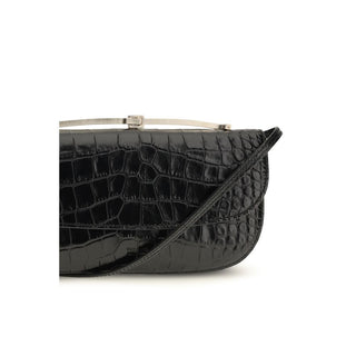 Tom Ford Black Calf Leather Bos Taurus Shoulder Bag
