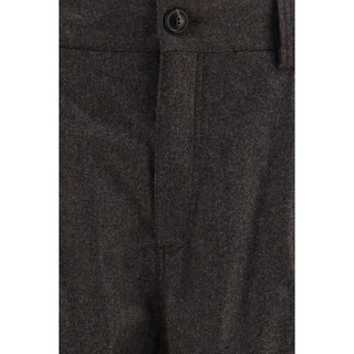 Brunello Cucinelli Brown Wool Oves Aries Cargo Pants