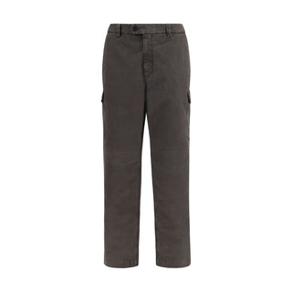 Brunello Cucinelli Brown Cotton Casual Pants