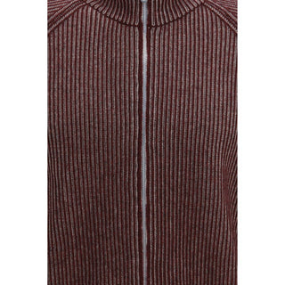 Brunello Cucinelli Bordeaux Cashmere Cardigan