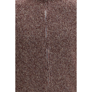 Brunello Cucinelli Bordeaux Wool Oves Aries Cardigan