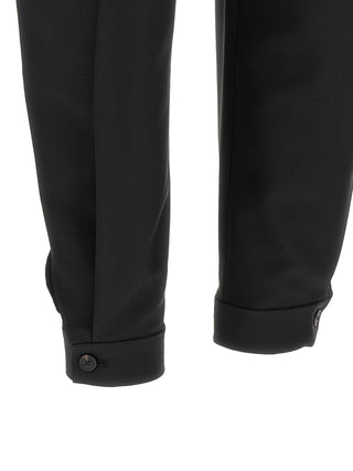 Rohe Black Wool Casual Pants