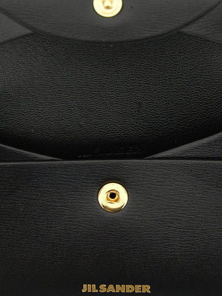 Jil Sander Folded Calfskin Coin Purse