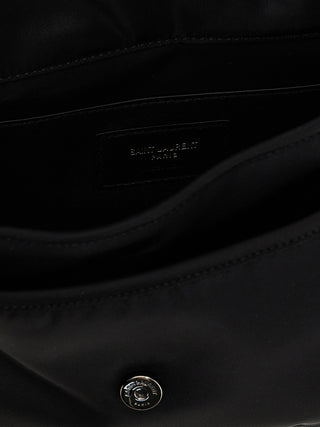 Saint Laurent Black Polyamide Crossbody Bag