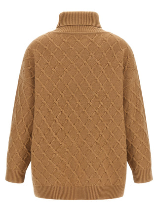 Max Mara Bambola Wool and Cashmere Turtleneck Sweater