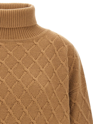 Max Mara Bambola Wool and Cashmere Turtleneck Sweater