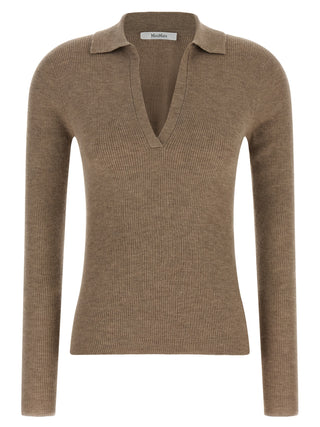 Max Mara Angel Cashmere Polo Sweater