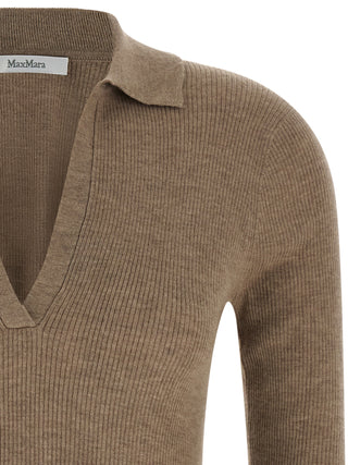 Max Mara Angel Cashmere Polo Sweater
