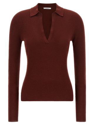 Max Mara Angel Cashmere Polo Sweater