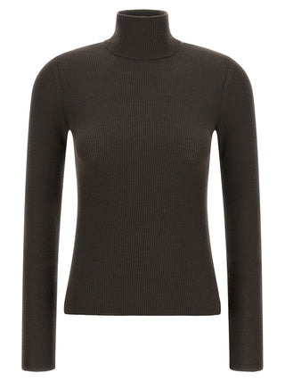 Max Mara Cavallo Virgin Wool Turtleneck Sweater
