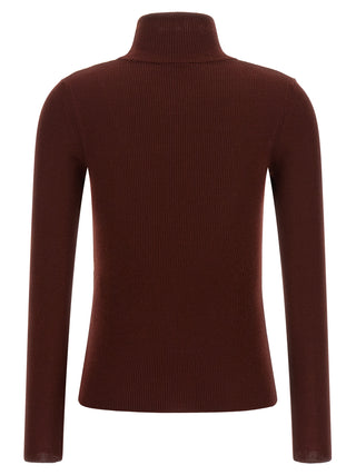 Max Mara Cavallo Virgin Wool Turtleneck Sweater
