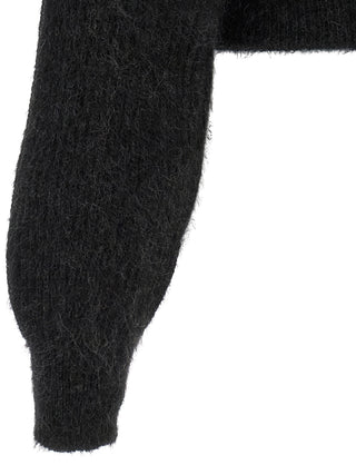 Max Mara Adorno Mohair Wool Cropped Sweater